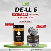 Acacia Honey 500G + Shilajit 12G (Save Rs.300)